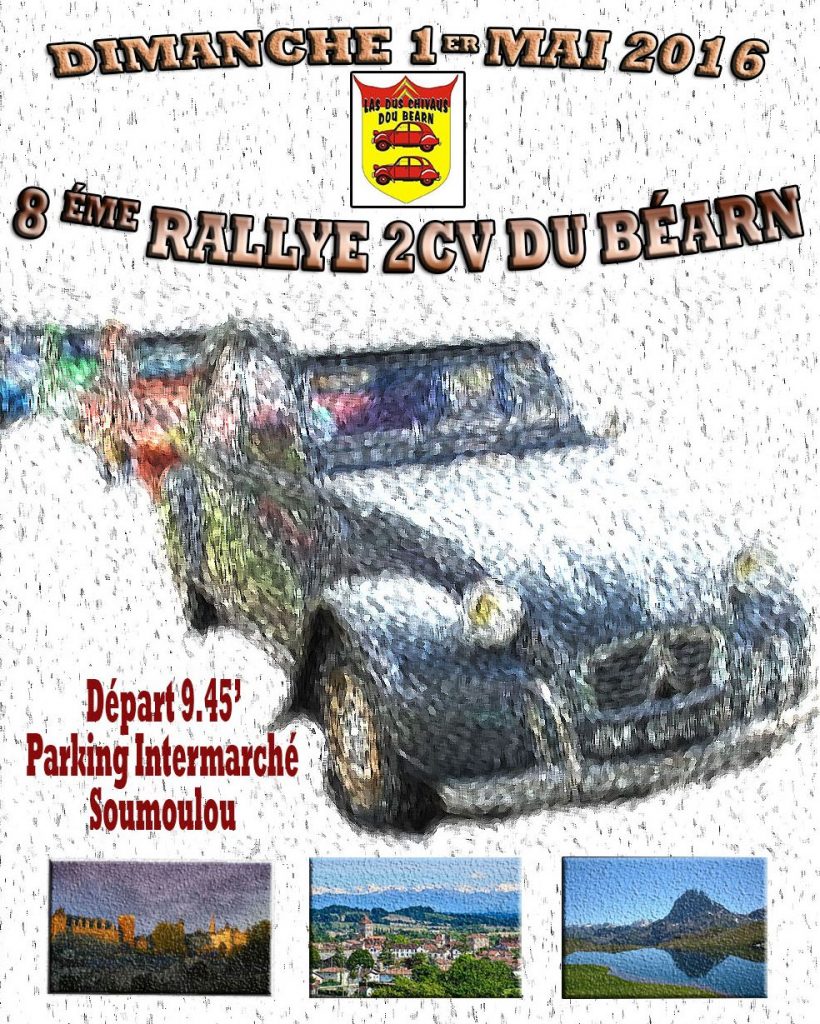 Rallye 2CV du Béarn 1er mai 2016
